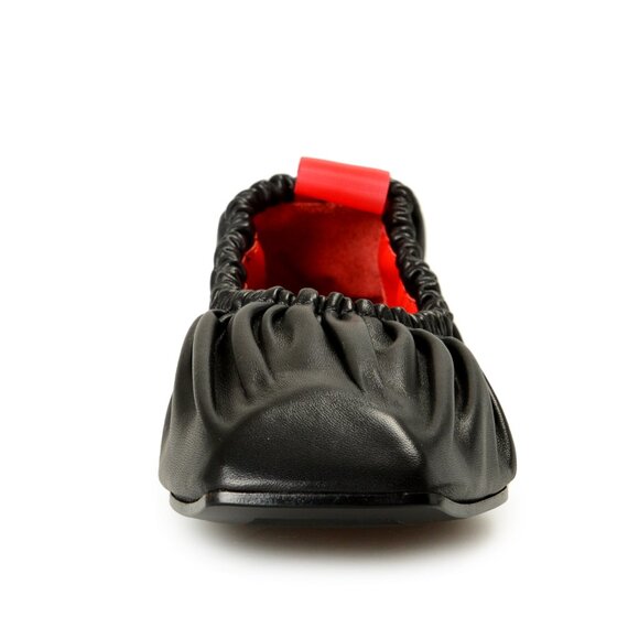 Scuderia Ferrari Women's "Balerina" Black Leather Flat Shoes US 10 IT 40 - Picture 5 of 8